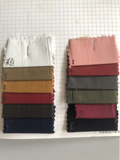 GZ-JCH A2525 高彈賽絡輕紡向竹節彈力 成份：97%C 3%SP 45度照